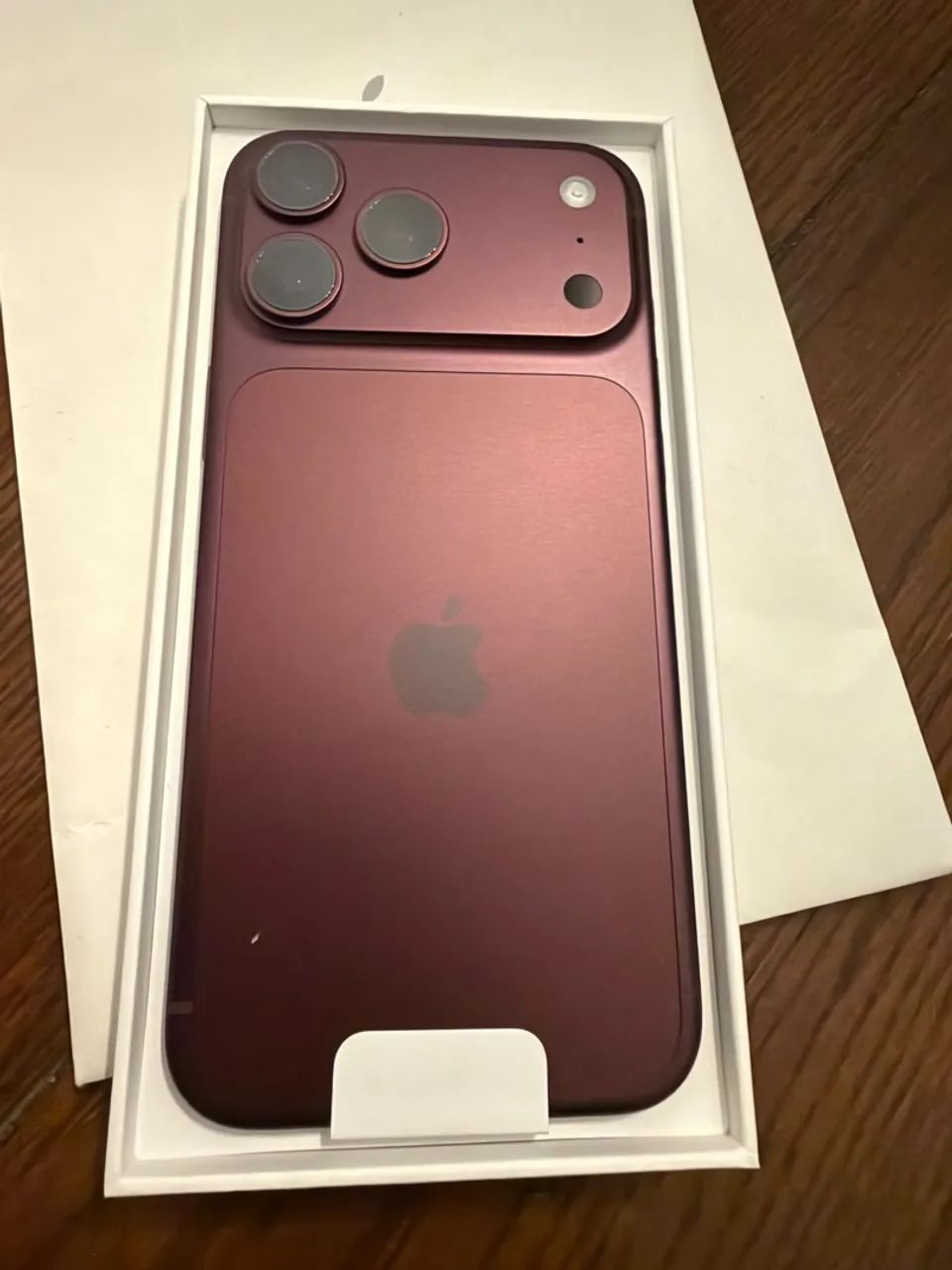 iPhone 18 Pro Max 512g - Burgundy (Bordon A COR MAIS COBIÇADA)- ZERO  - Foto 3