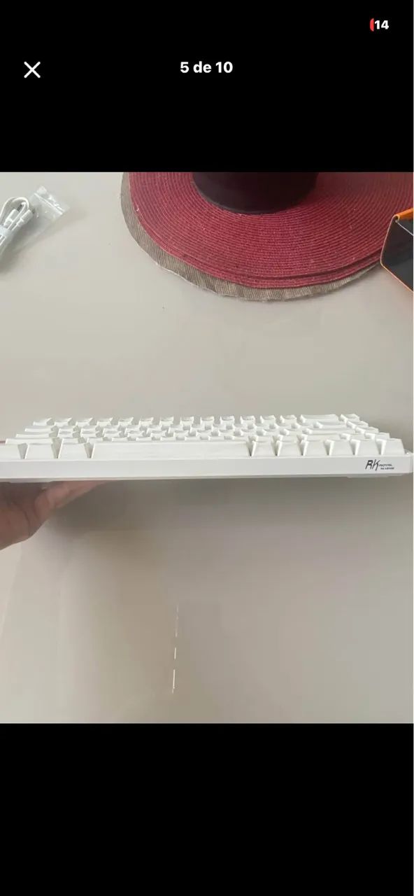 Vendo teclado e mouse sem fio - Foto 4