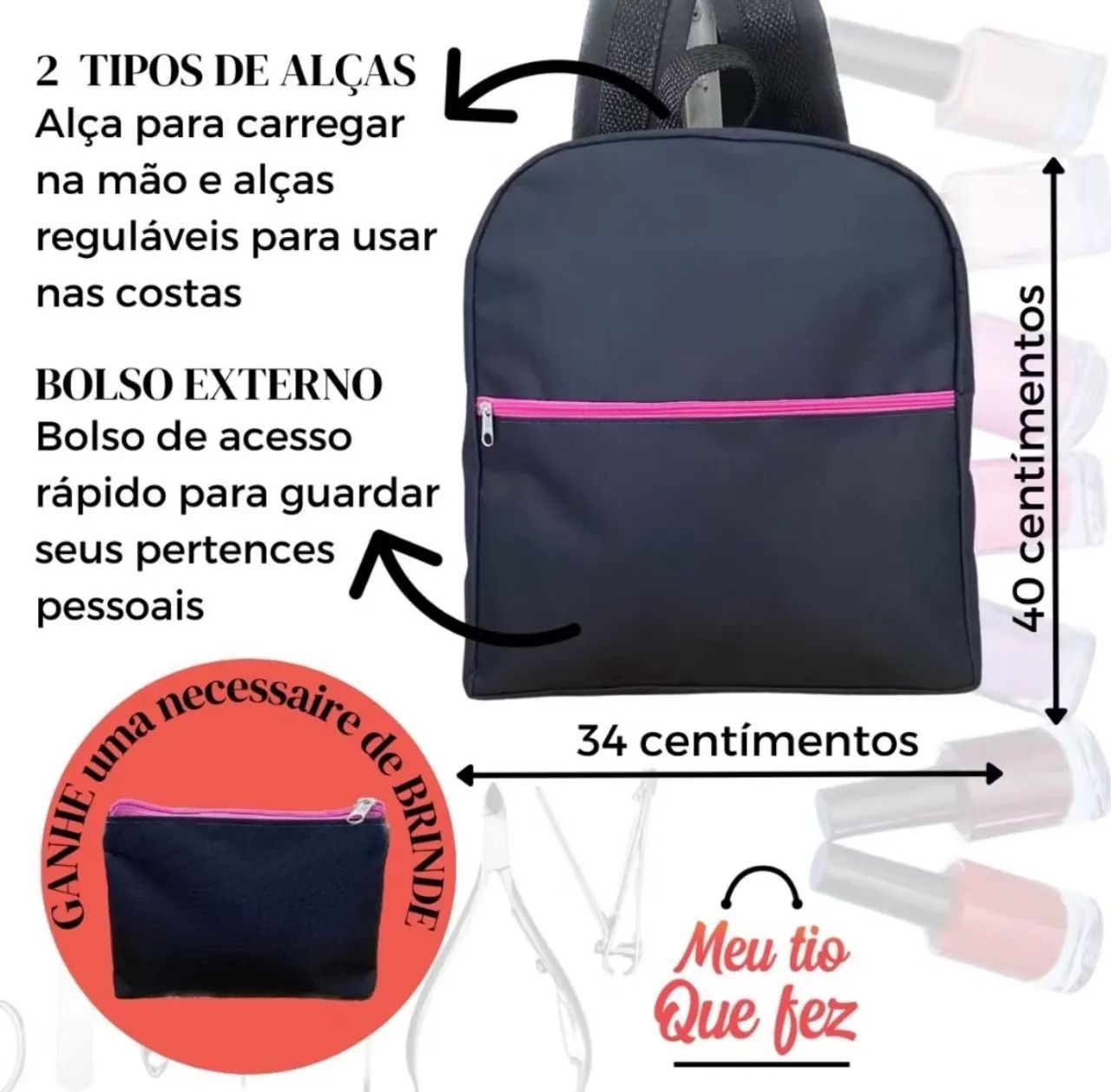 Vendo Bolsa com Divisória - Foto 5