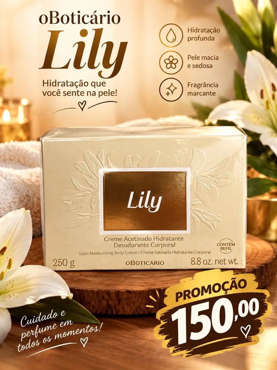 perfumes e hidratante 