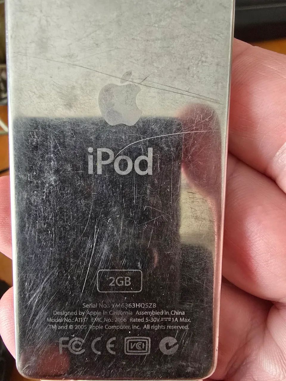 Apple Ipod 2Gb original funcionando com cabo - Foto 2