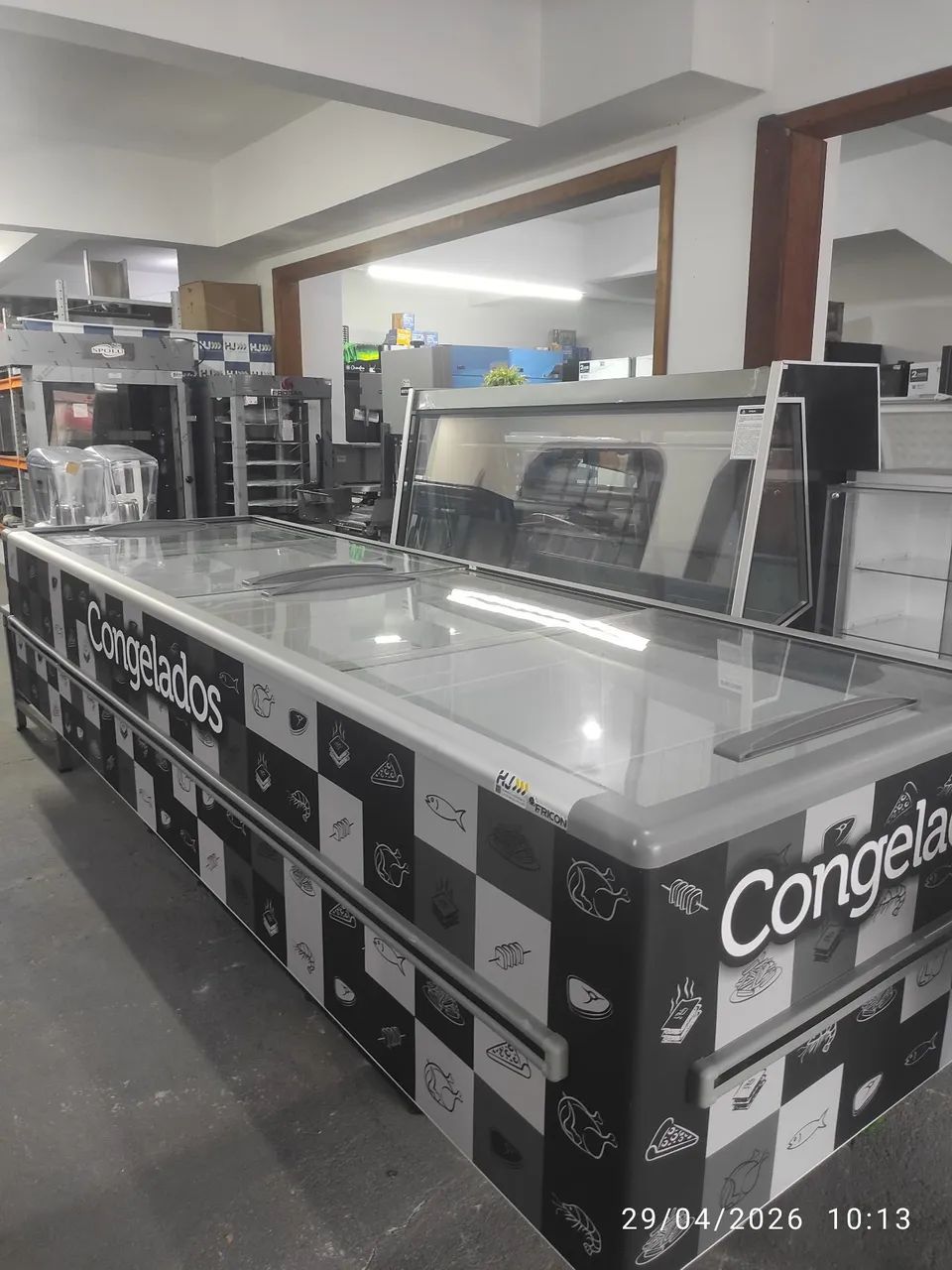 Bh Ilha expositora de congelados Fricon 3x1 