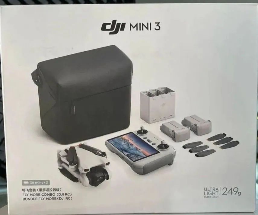DJI MINI 3 combo fly more RC ***NOVO*** (LACRADO)