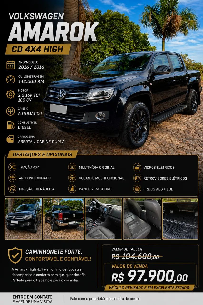 Volkswagen Amarok AMAROK High.CD 2.0 16V TDI 4x4 Dies. Aut 2016