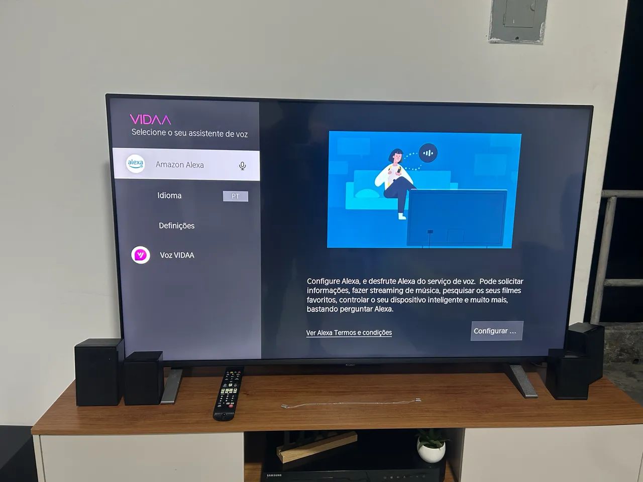 Tv de 50 polegadas smart com Alexa   - Foto 3