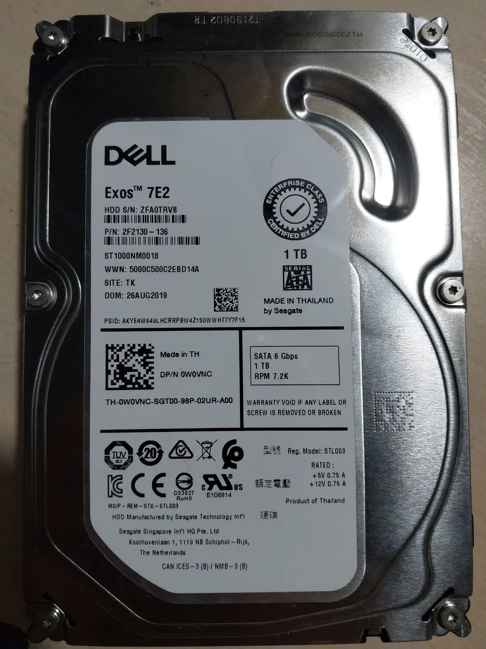 Vendo hd dell Exos 7E2 1 terá pra sair hoje - Foto 6