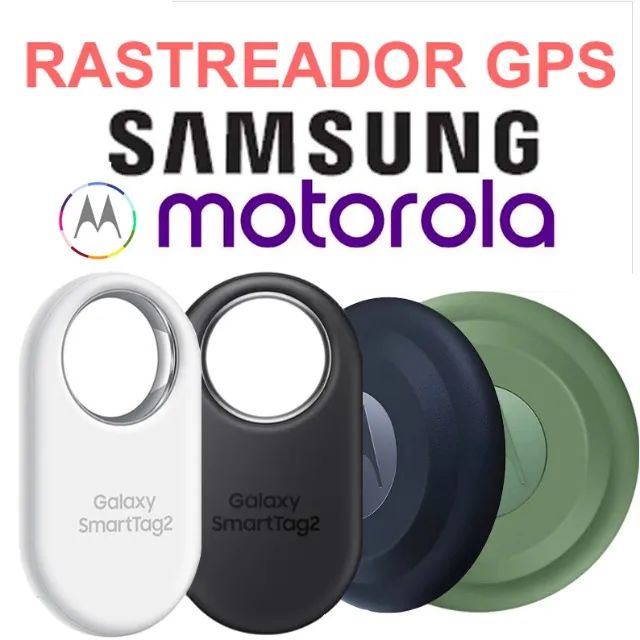 Rastreadores GPS Galaxy Smart Tag2 / Moto Tag, NFC, Bluetooth, Novos, Caixa, NF, Gar 