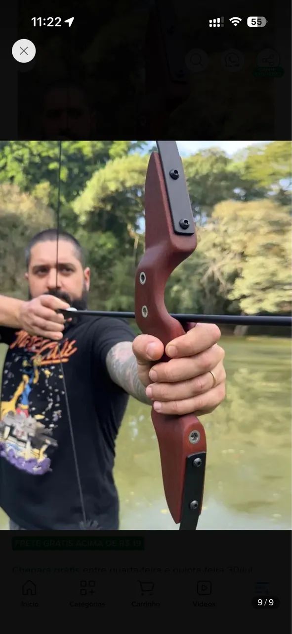Arco e flecha comanche 35lb - Foto 2