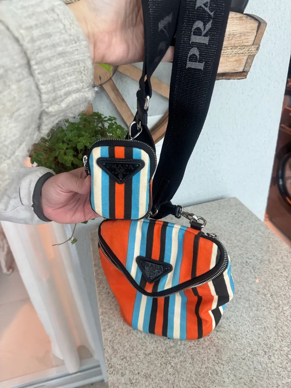Bolsa PRADA, original, transversal, unissex  - Foto 2