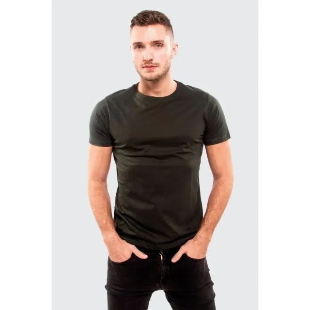 Camiseta Jardim 100% Algodão Lisa Básica - Nova