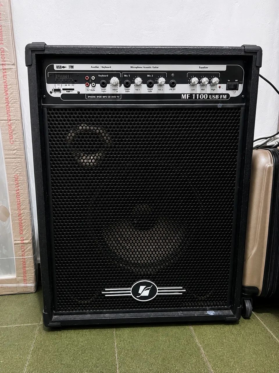 CAIXA DE SOM MF 1100 USB FM 