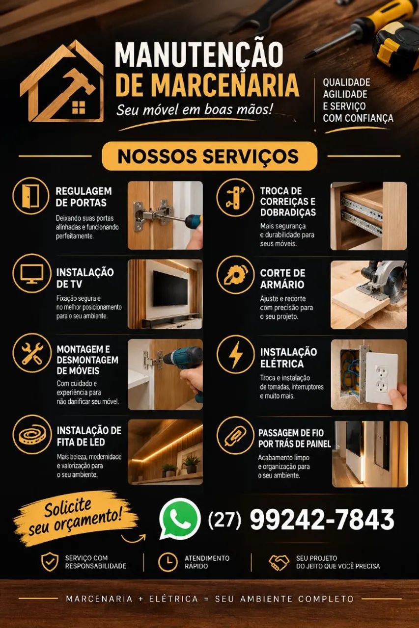 Manutenção de móveis 