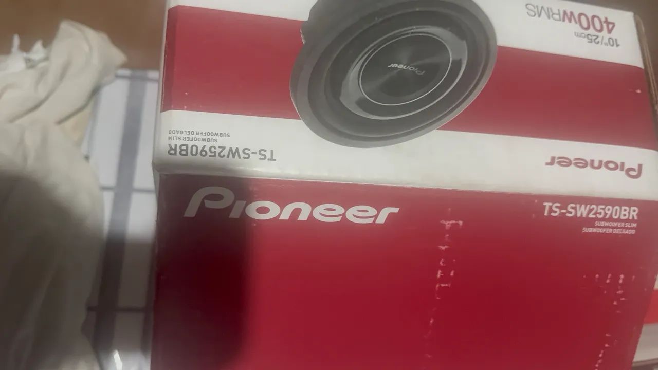 Subwoffer pionner   Slin  TS - SW2590BR - Foto 5
