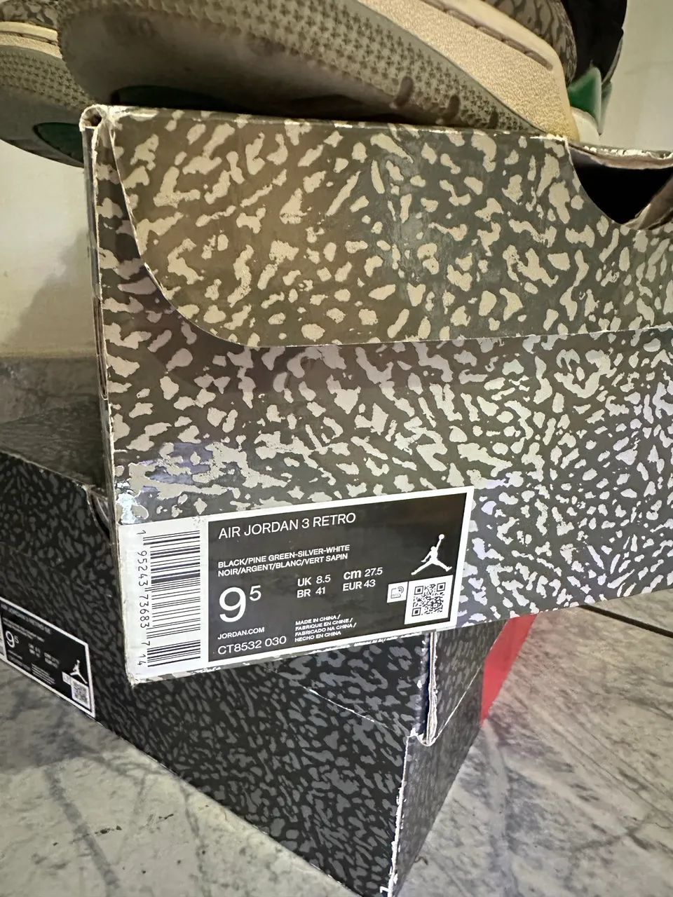 Air jordan 3 retrô pine green verde - Foto 4