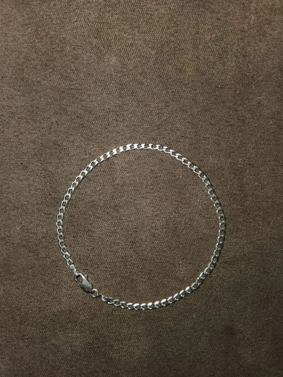 Pulseira Grumet em Prata 925 - 2mm 21,5cm 2,2g