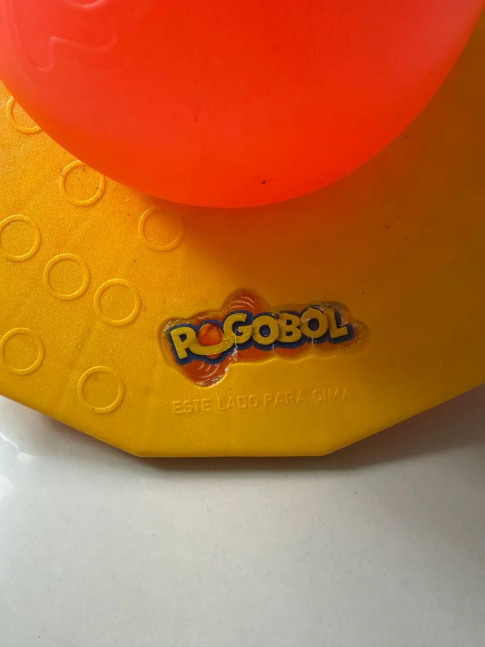 Pogobol Amarelo e Laranja - Ótimo Estado
