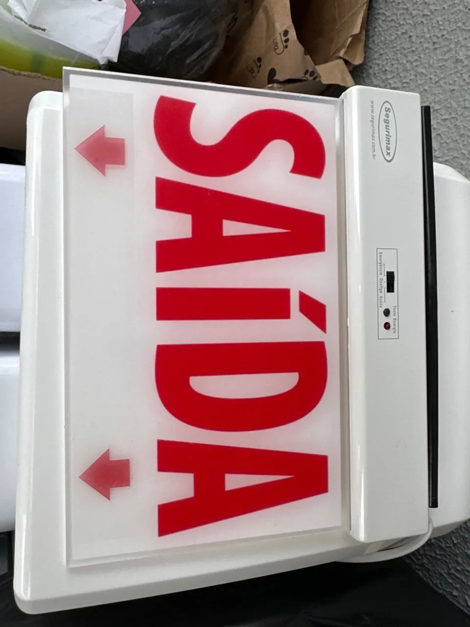 Placa Saída de Emergência 