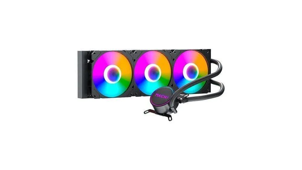 Water Cooler MACH1 Logic, RGB, 360mm, AMD e Intel, Preto 