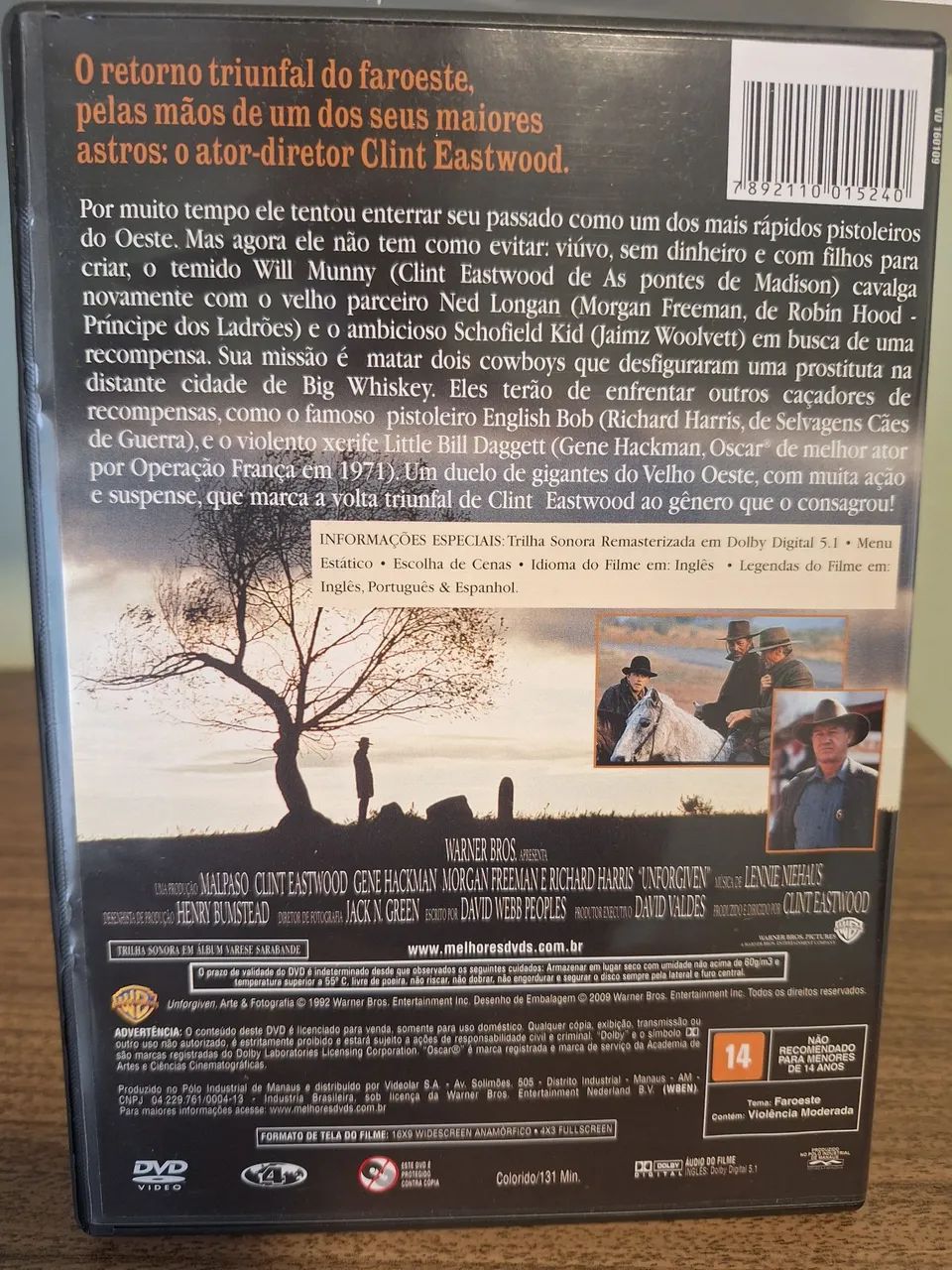 DVD Os Imperdoáveis - Foto 2