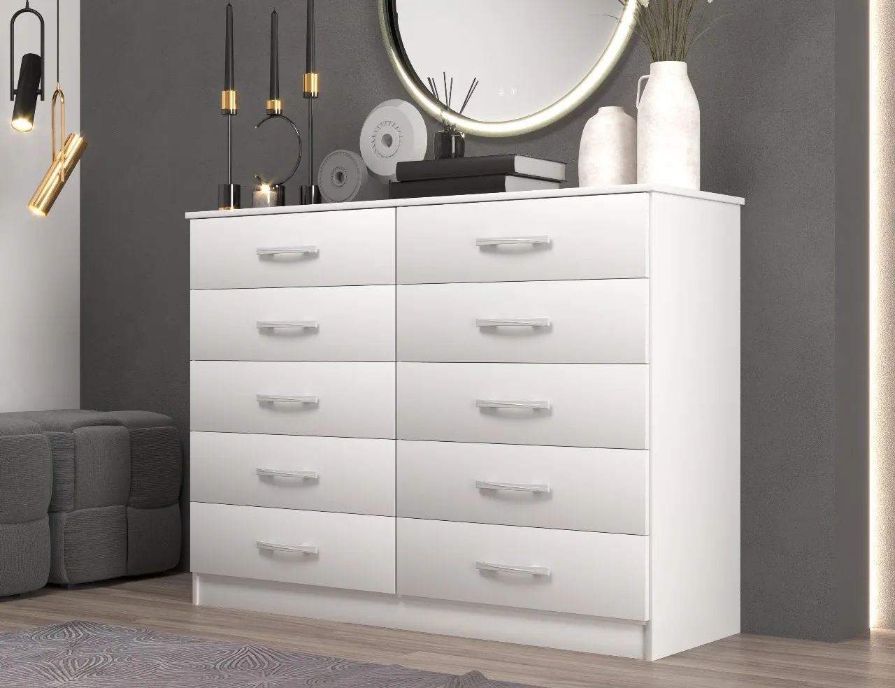 Promoção Cômodas 10 Gavetas Nova