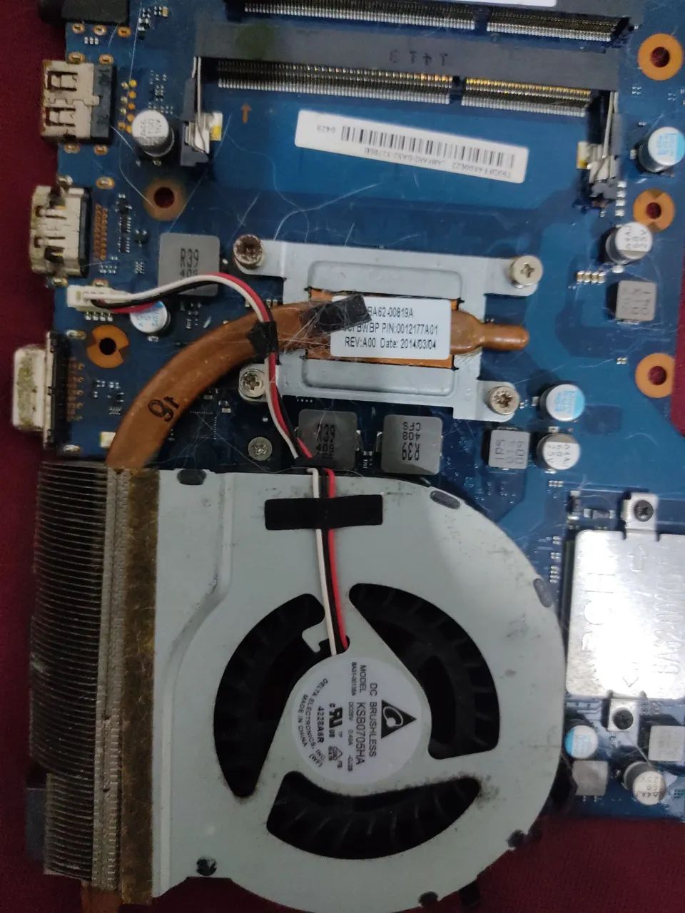 Peças de Notebook NP270E4E Defeito Placa Mãe, Jack de Carga, Teclado, Cooler e 2 Leitores - Foto 3