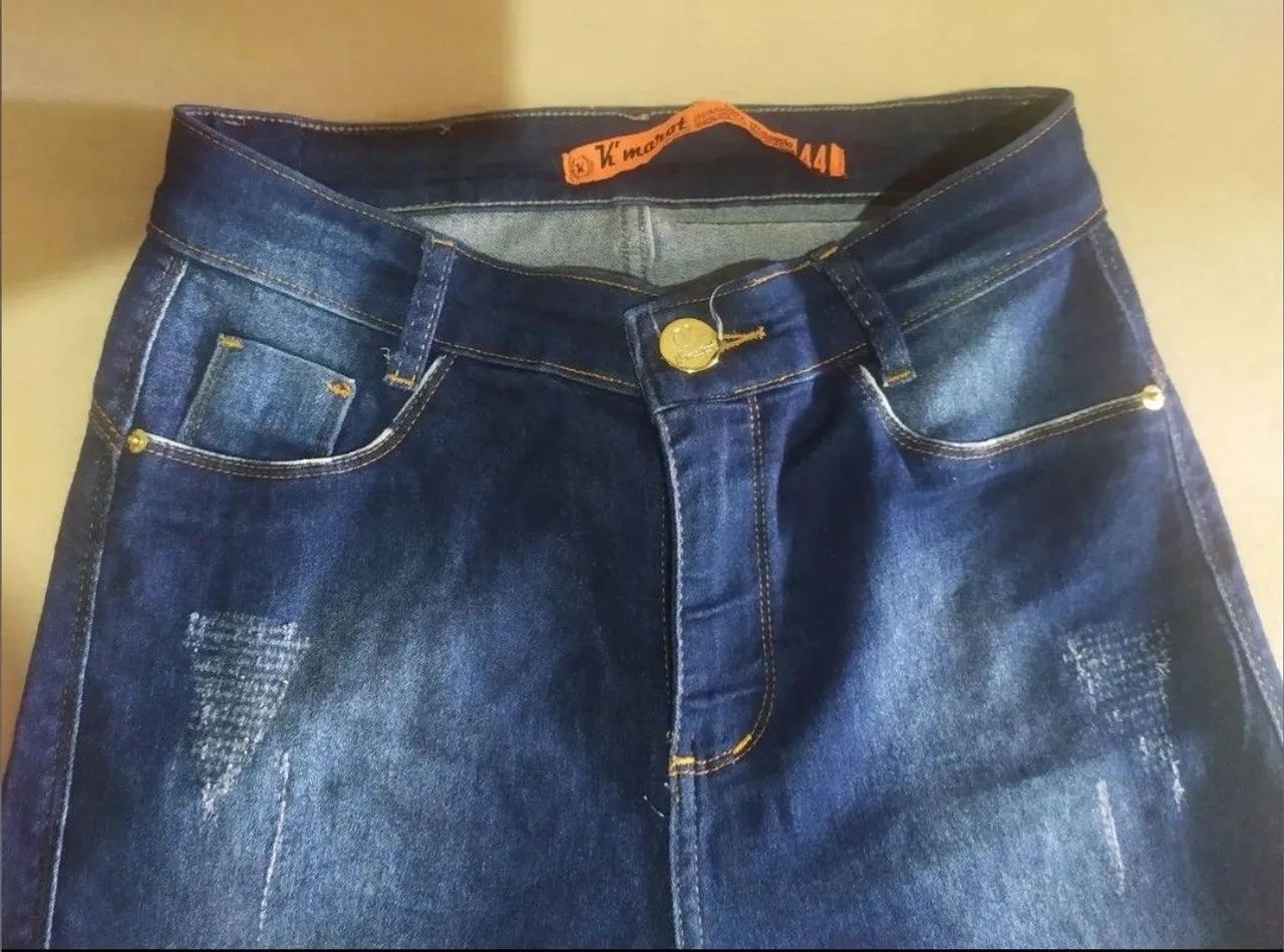 Calça jeans feminina cintura alta  - Foto 3
