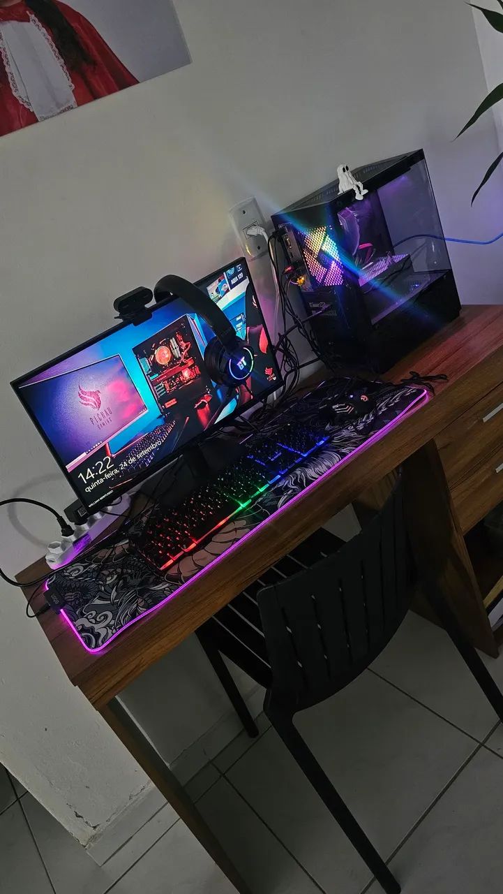 PC GAMER COMPLETO + ESCRIVANINHA/CADEIRA