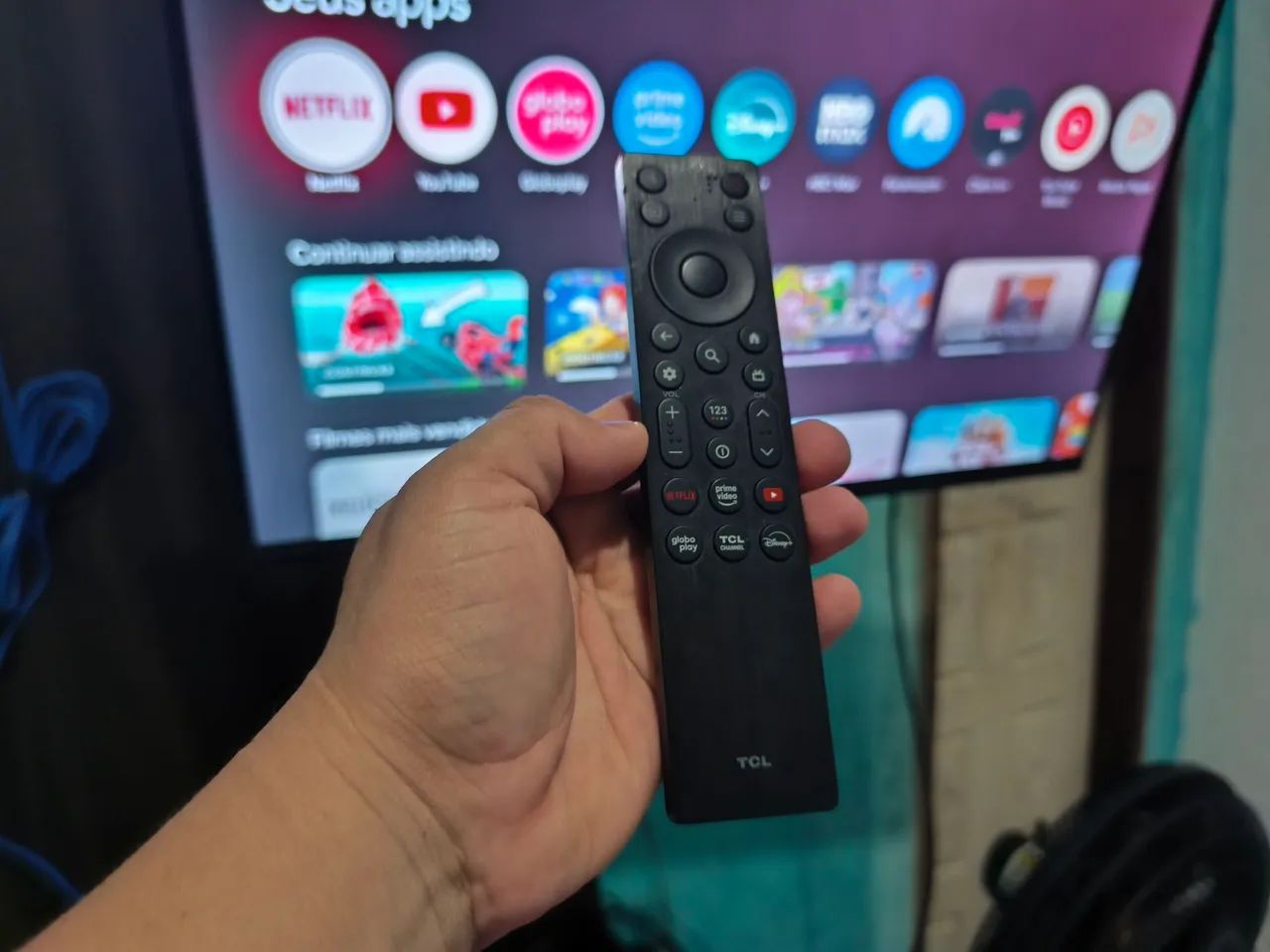Smart tv TCL Qled 32S5K 32 polegadas novo modelo novinha - Foto 4