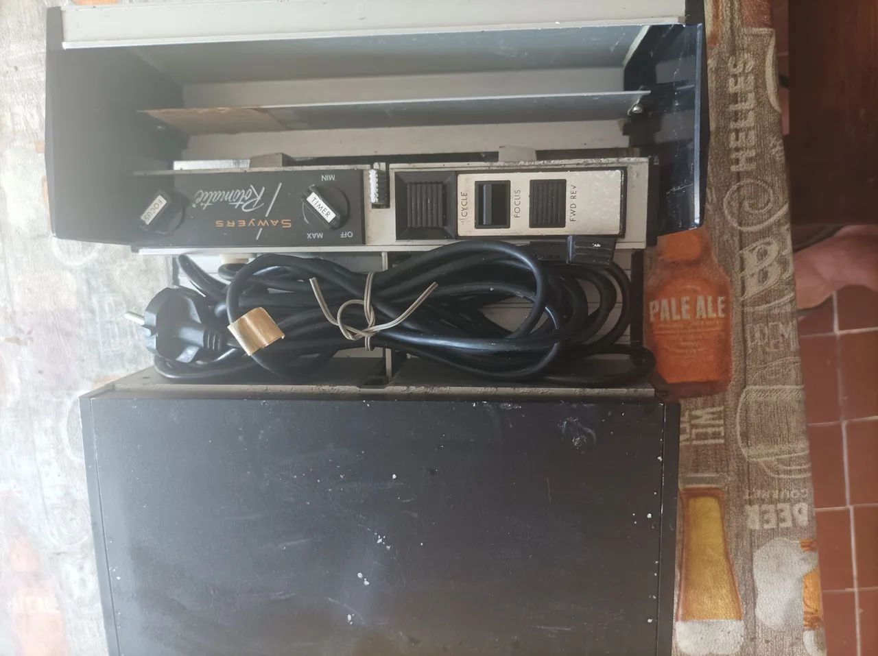 projetor slides antigo sawyers rotomatic n24 - Foto 5