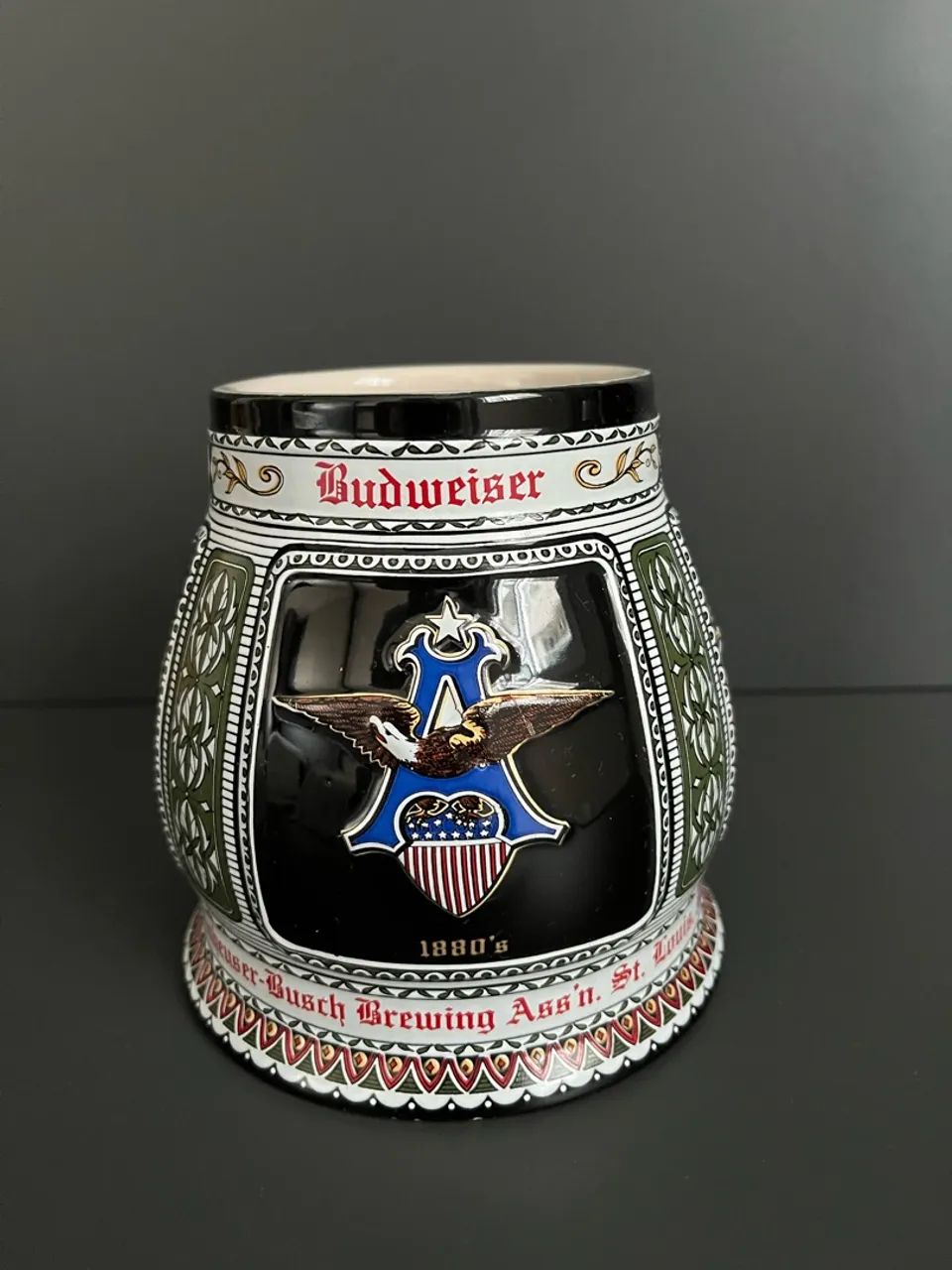 Caneco de chopp Budweiser A & eagle series - Ceramarte - Foto 2