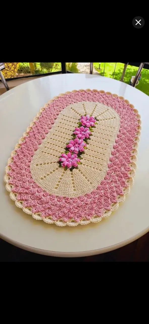 tapete em croche - Foto 2