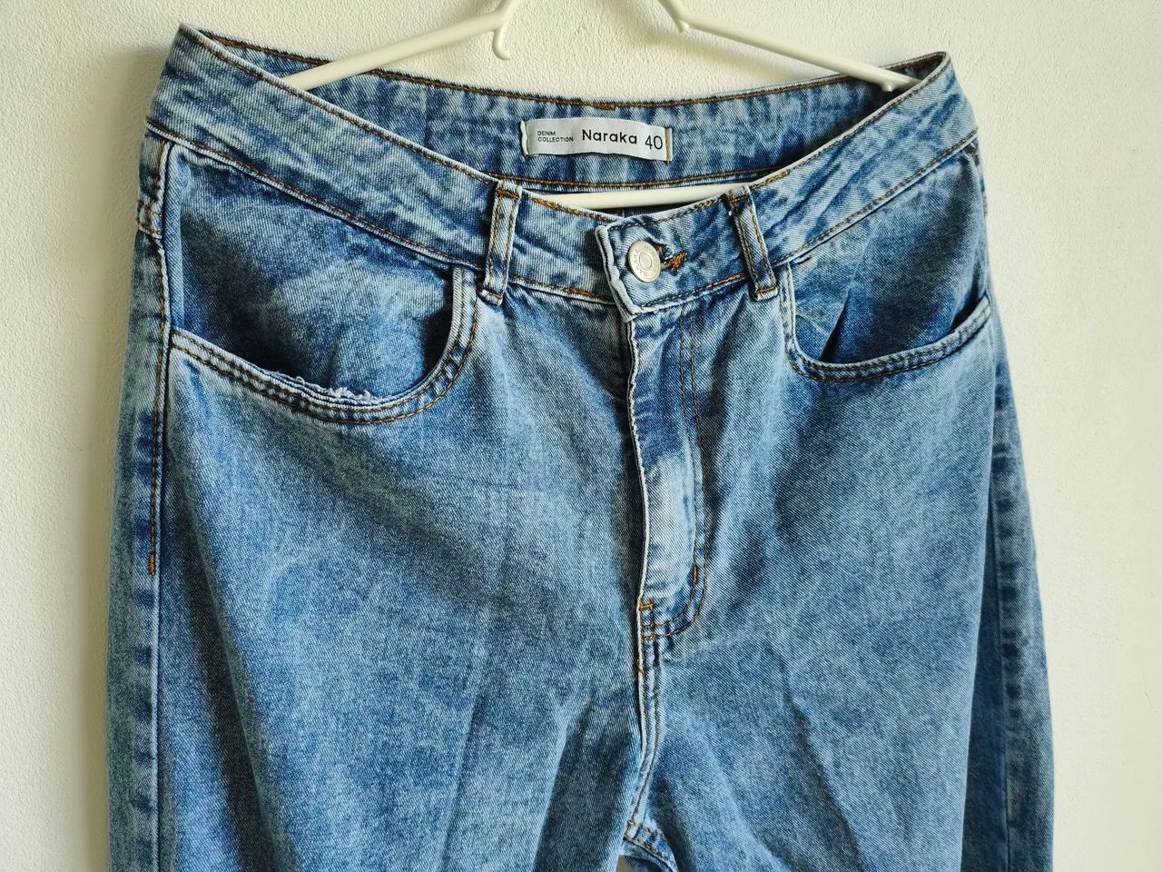 Calça jeans Oversized femenina - Foto 4