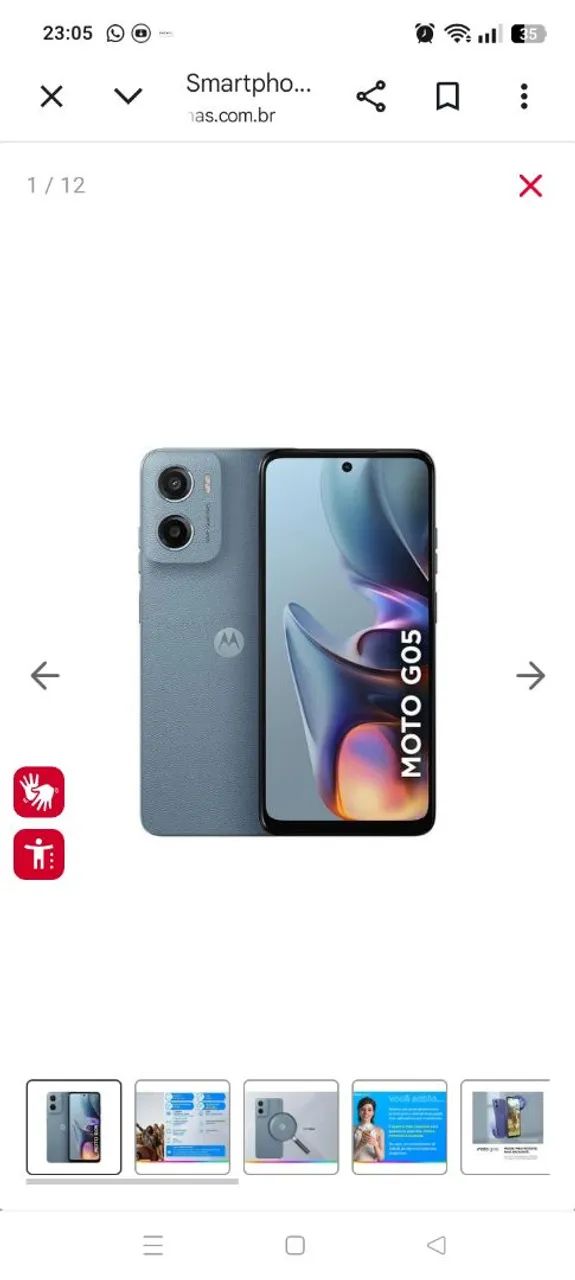 Celular moto G05