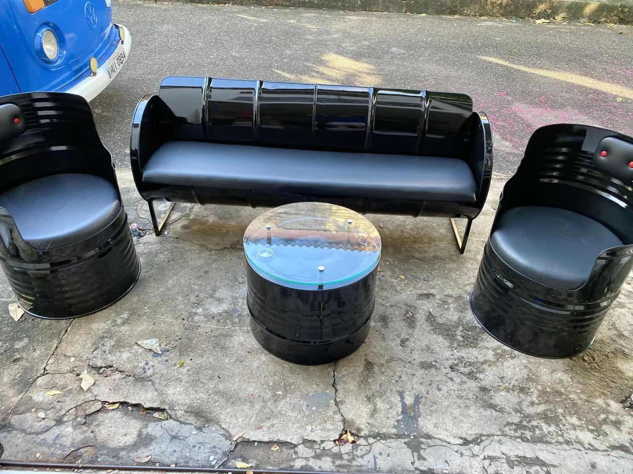Conjunto sofá + poltronas + mesa de centro  - Foto 4