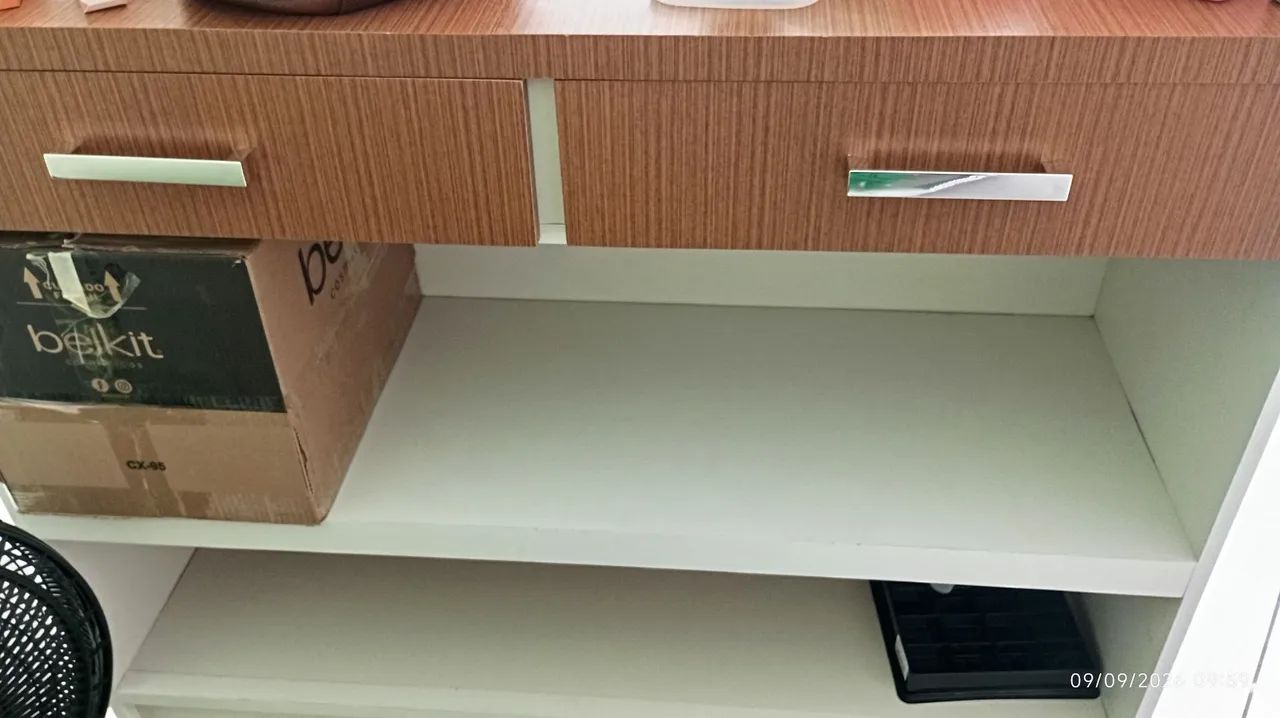 Conjunto de pratileiras e balcão em MDF - Foto 2