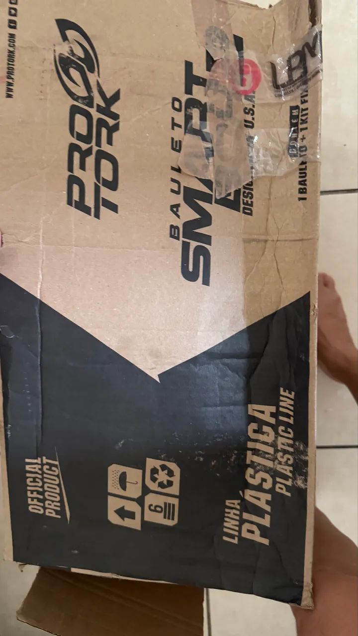 Baú de moto NOVO completo 45L - Foto 5