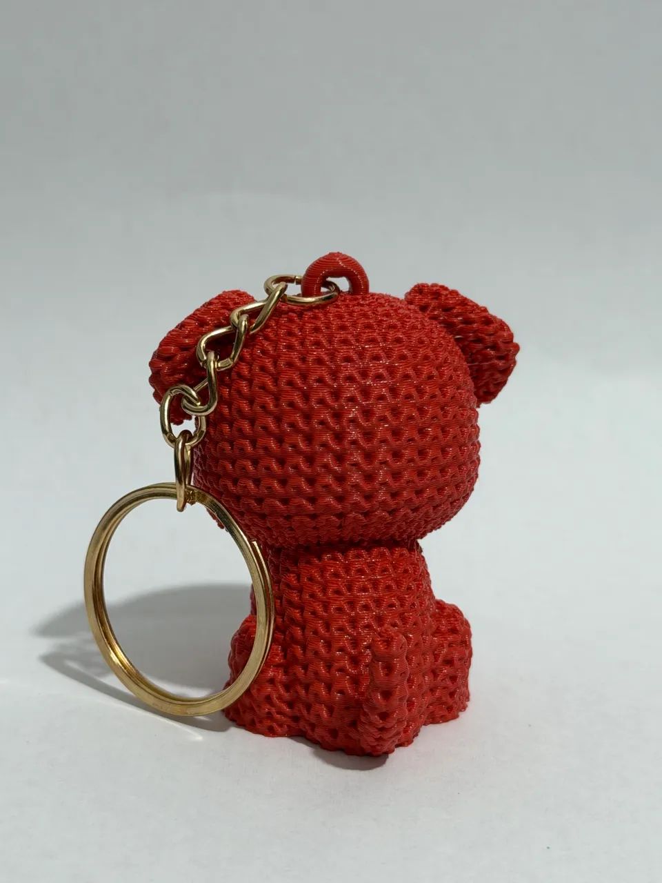 Chaveiro cachorrinho estilo tricô em 3D - Foto 4