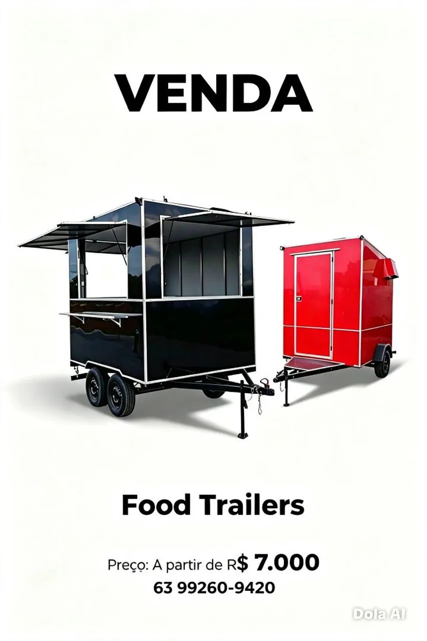 Food trailer de todos os modelos e tamanhos.