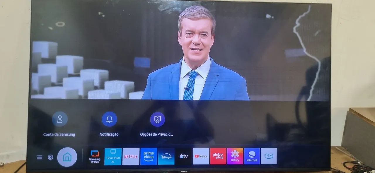 Smartv samsung 50 polegadas detalhe linha - Foto 3
