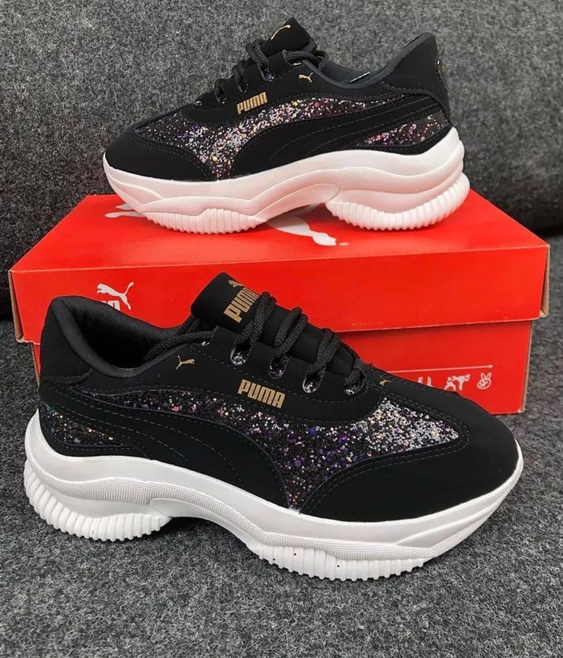 Tênis Puma FEMME plataforma (glitter) - Foto 2