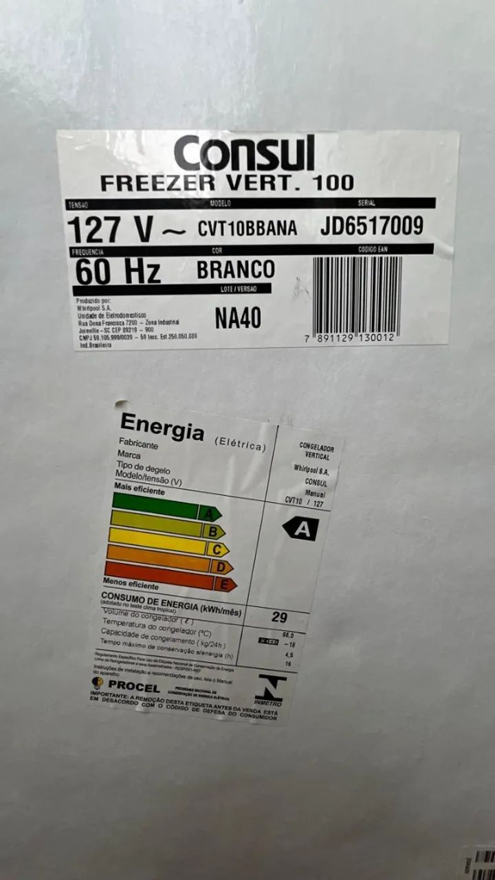 MINI FREEZER VERTICAL CONSUL 66 L - Foto 3
