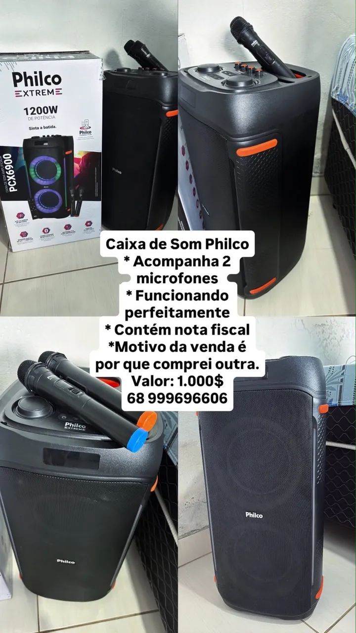Vendo caixa de som com apenas 1 mês de uso