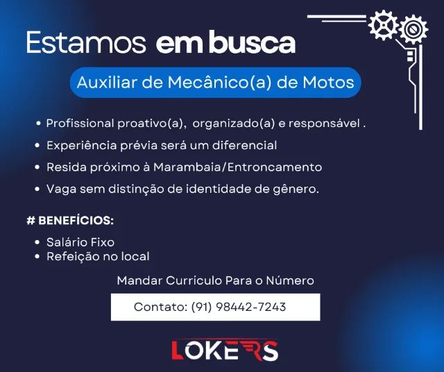 Mecânico de Motos com Experiência