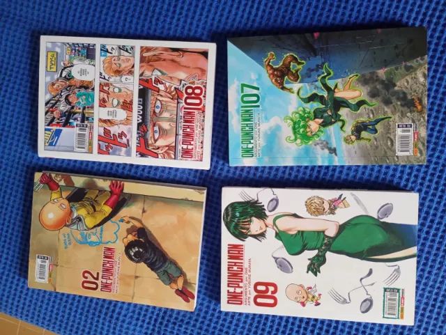 MANGÁ ONE PUNCH MAN - 4 EDIÇÕES (02, 07, 08, 09) - Livros e
