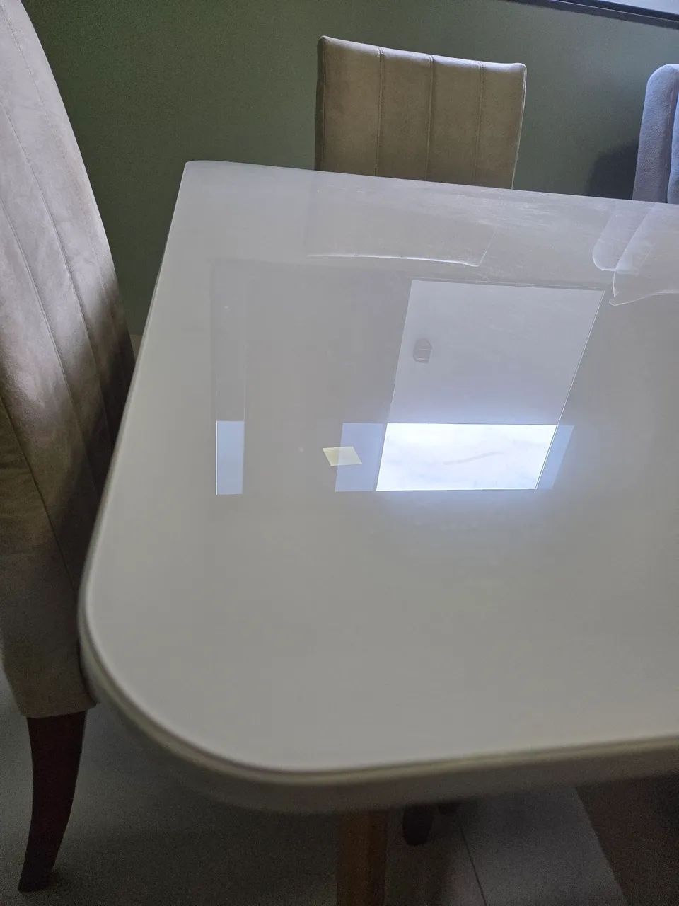 Mesa de Madeira com Vidro - Foto 2