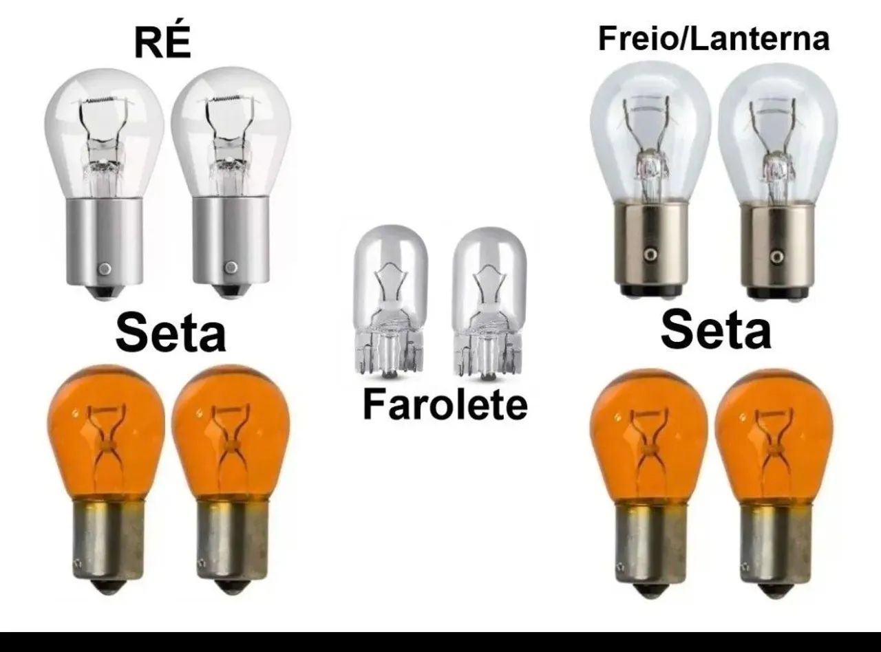 Kit Lâmpadas HB20: Lanterna, Freio, Seta, Ré e Farolete. Produto Novo. - Foto 2