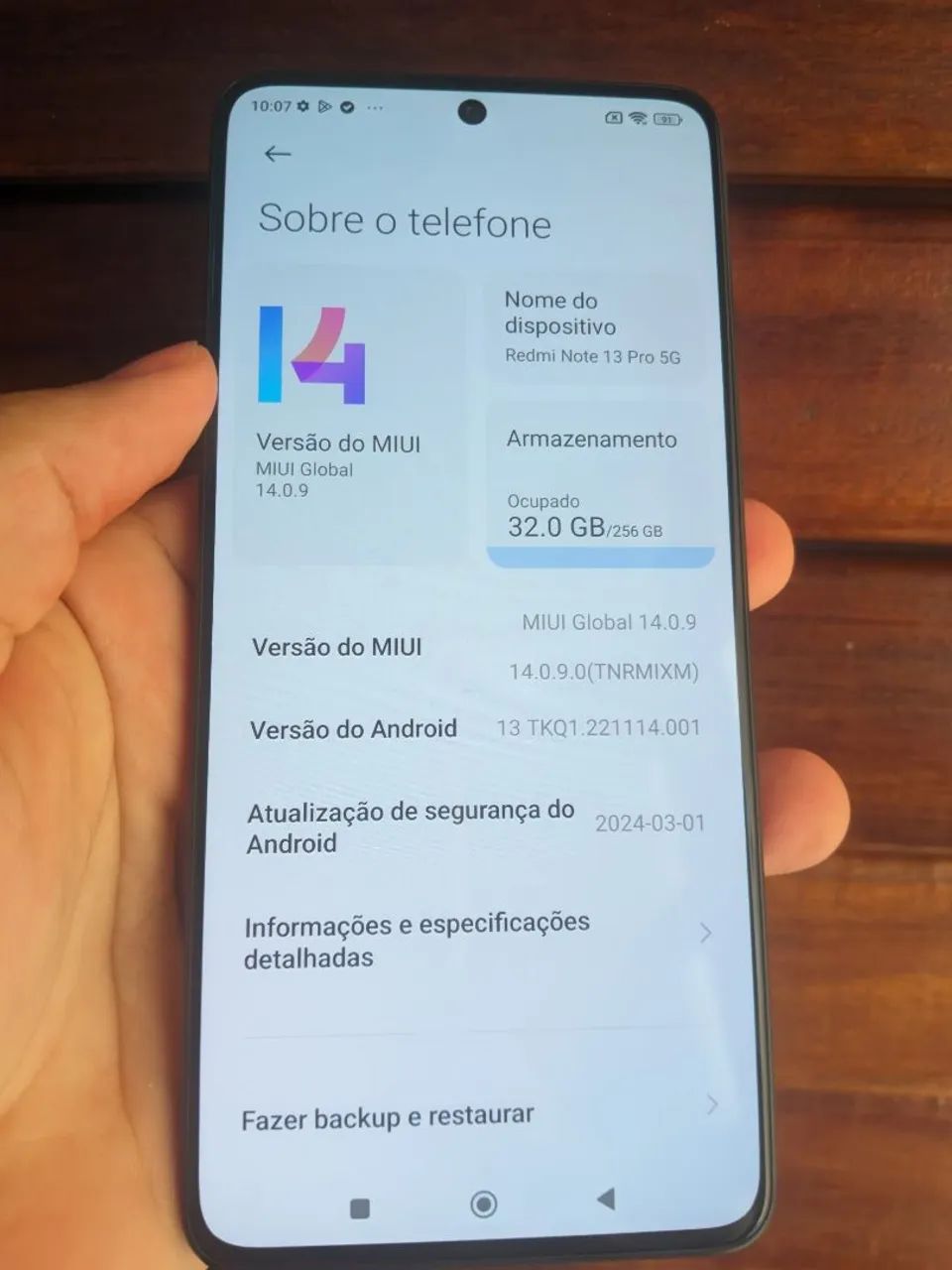 Redmi Note 13 Pro 5G 8/256 200mpx Impecável  - Foto 3