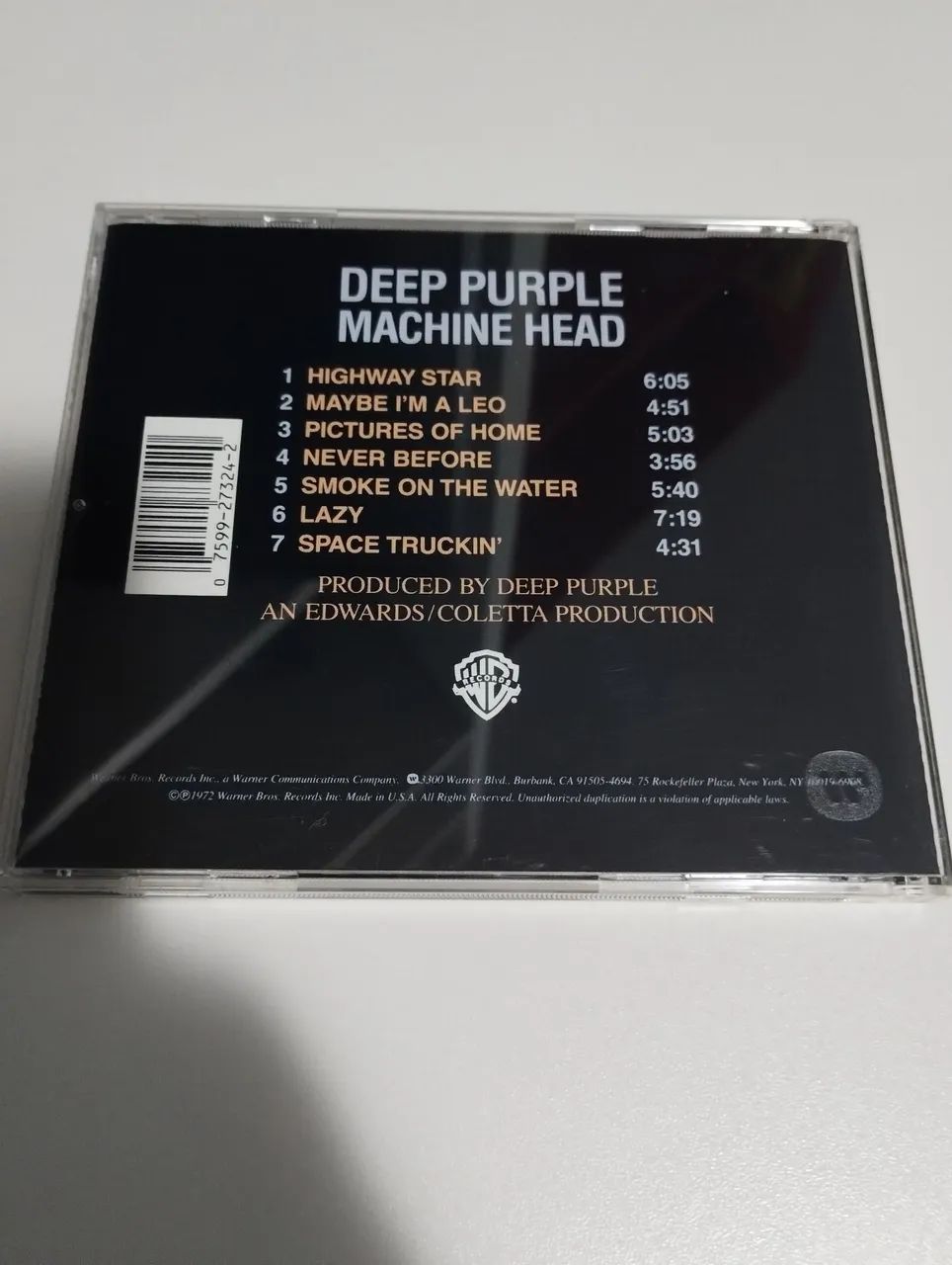 CD Deep Purple - Machine Head - Importado EUA Black Sabbath Led Zeppelin Uriah Heep  - Foto 3