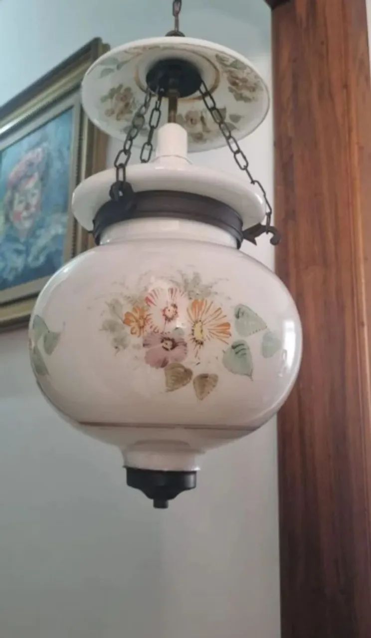Lustre de Opalina Francesa - Foto 2