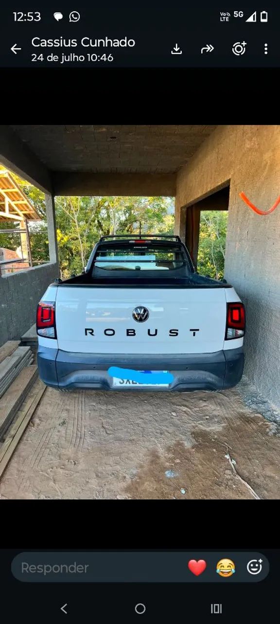 Volkswagen Saveiro Robust 1.6 Total Flex 16V 2025 - Foto 3